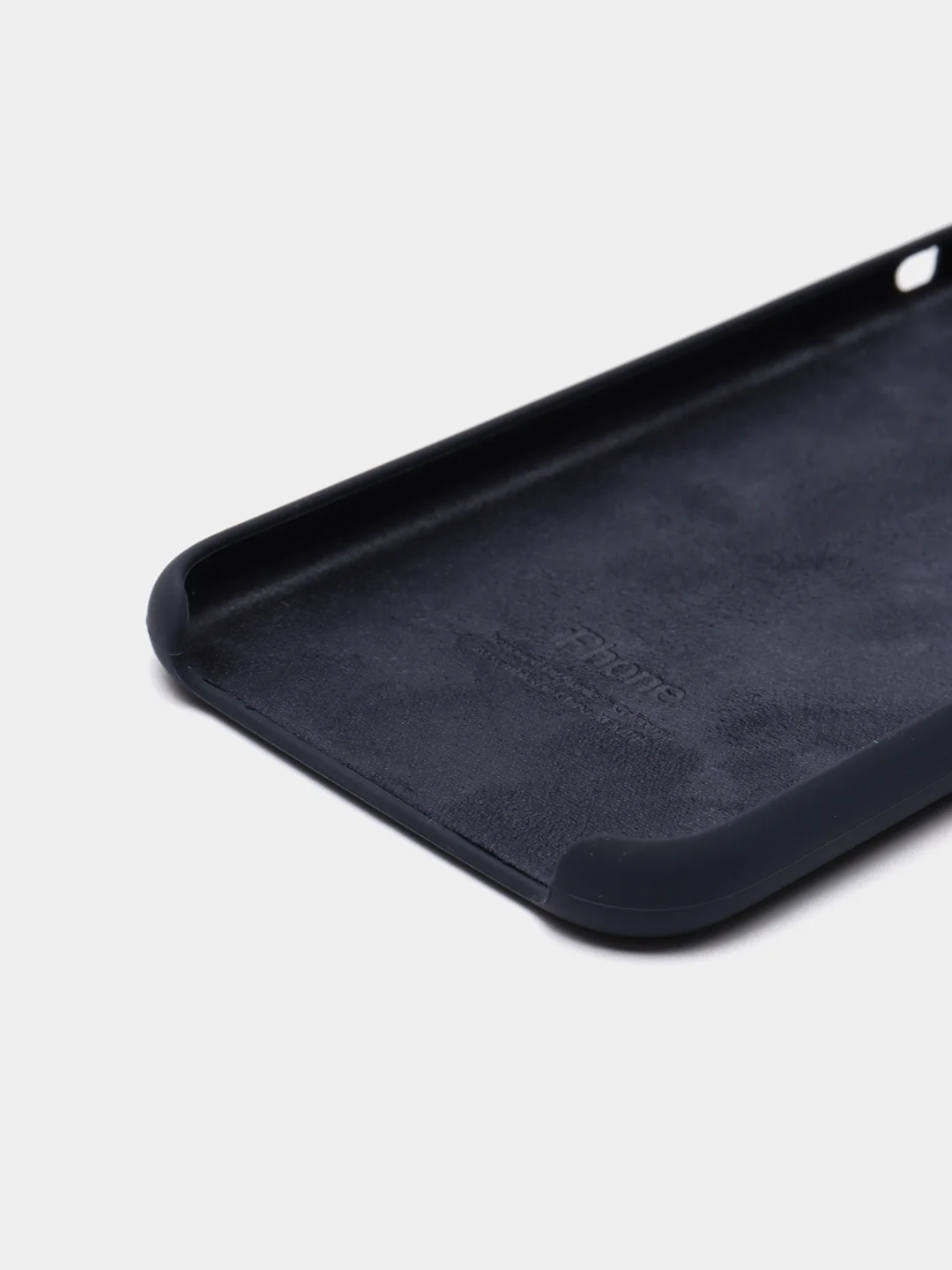 Синий меланж чехол Silicone Case для iPhone 11