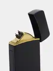 Синий зажигалка электронная металлическая с драконом USB Plazma плазменная, подарок на новый год