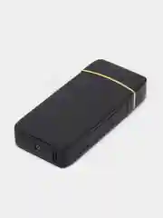 Синий зажигалка электронная металлическая с драконом USB Plazma плазменная, подарок на новый год
