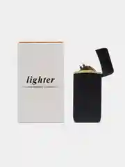 Синий зажигалка электронная металлическая с драконом USB Plazma плазменная, подарок на новый год