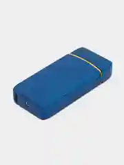 Синий зажигалка электронная металлическая с драконом USB Plazma плазменная, подарок на новый год