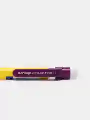Желтый карандаш механический Berlingo Color 0,5 мм, с ластиком
