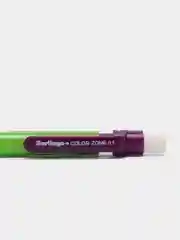 Зеленый карандаш механический Berlingo Color 0,5 мм, с ластиком
