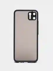 Темно-синий чехол Realme C11 2020, пластиковый матовый с цветными кнопками