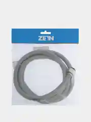 Серебряный душевой шланг Zein с антиперекручиванием, 150 см, латунные гайки