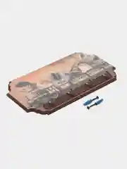 Ключница настенная "Котики на поезде"
