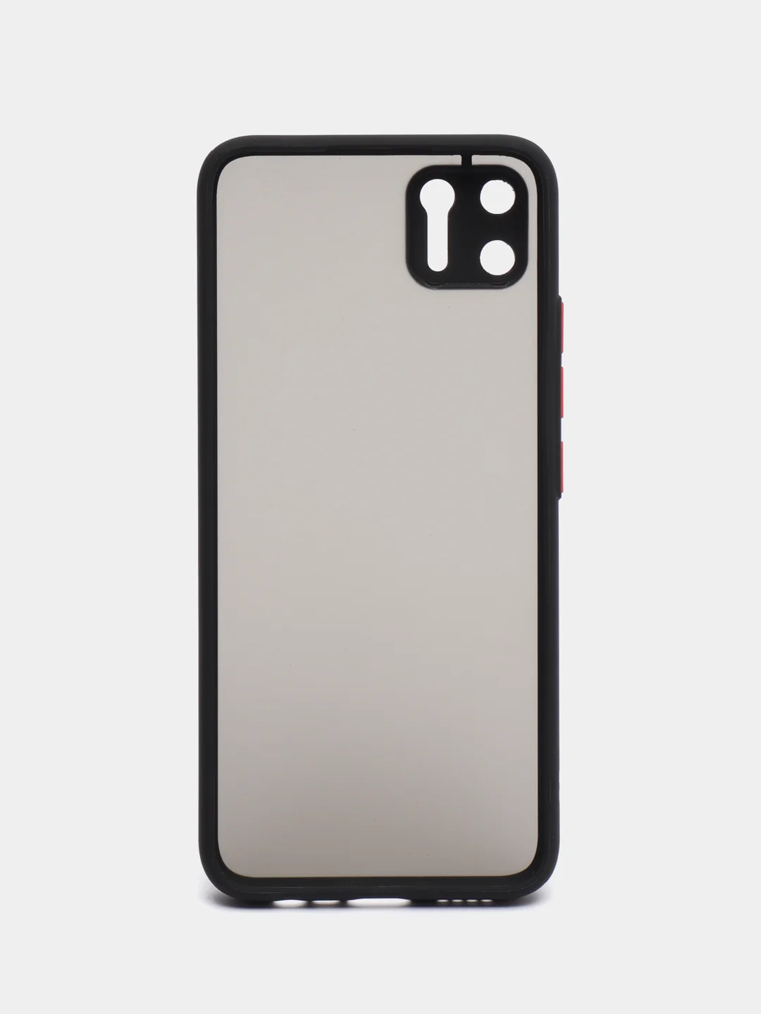 Черный чехол Realme C11 2020, пластиковый матовый с цветными кнопками