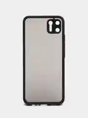 Черный чехол Realme C11 2020, пластиковый матовый с цветными кнопками