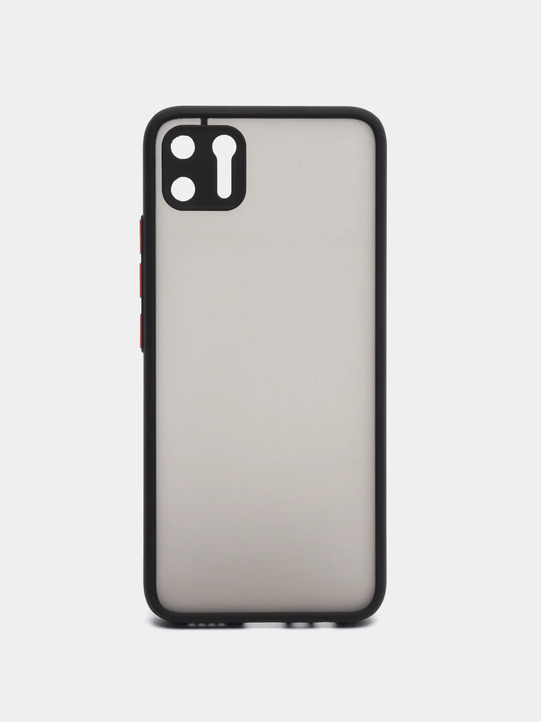 Черный чехол Realme C11 2020, пластиковый матовый с цветными кнопками