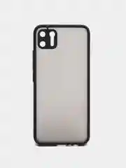 Черный чехол Realme C11 2020, пластиковый матовый с цветными кнопками