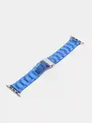 Синий пластиковый прозрачный ремешок для часов Apple Watch (42 мм 44 мм 45 мм)
