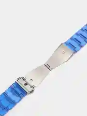 Синий пластиковый прозрачный ремешок для часов Apple Watch (42 мм 44 мм 45 мм)