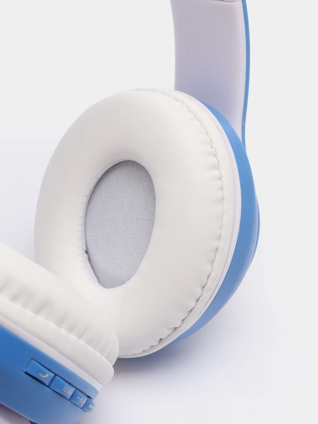 Синий беспроводные Bluetooth наушники с кошачьими светящимися ушками, гарнитура Cat Ear STN-28