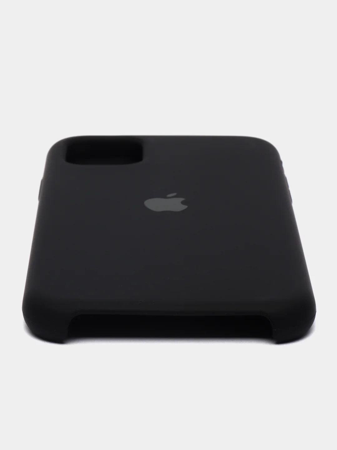 Черный чехол Silicone Case для iPhone 11