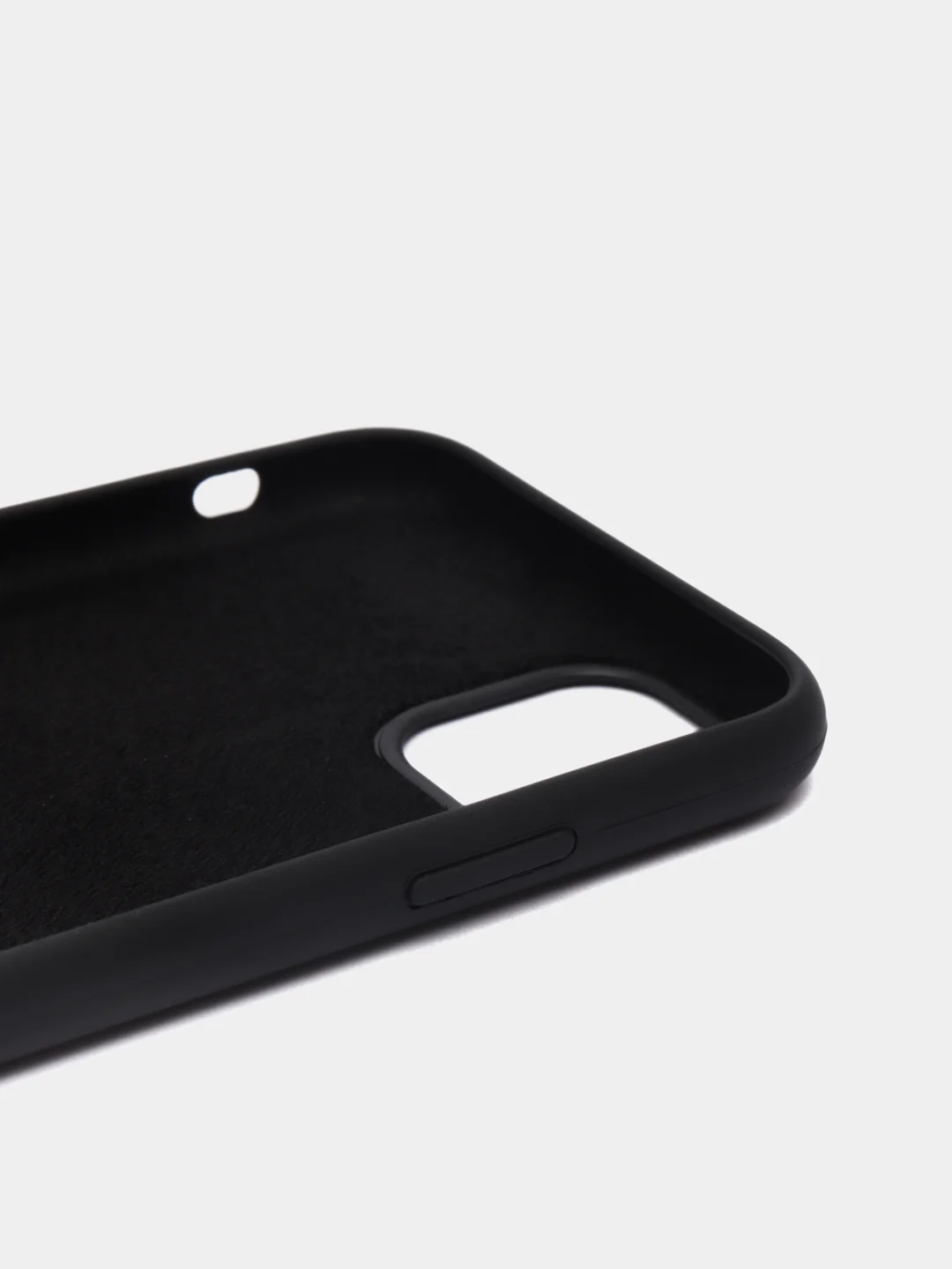 Черный чехол Silicone Case для iPhone 11