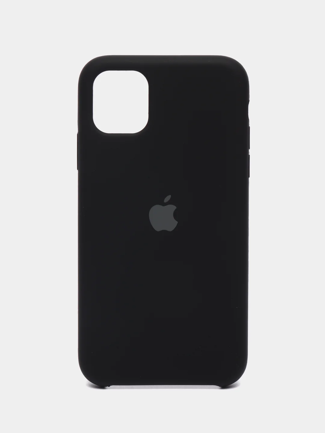 Черный чехол Silicone Case для iPhone 11