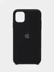 Черный чехол Silicone Case для iPhone 11