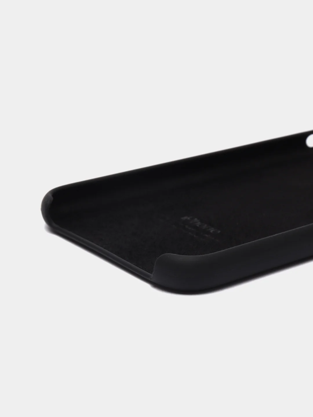 Черный чехол Silicone Case для iPhone 11