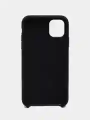 Черный чехол Silicone Case для iPhone 11