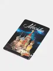 Индиго магнит Москва Челябинск Пермь на холодильник, 8*5,5 см