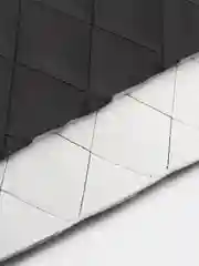 Черный экокожа ромб, стеганная