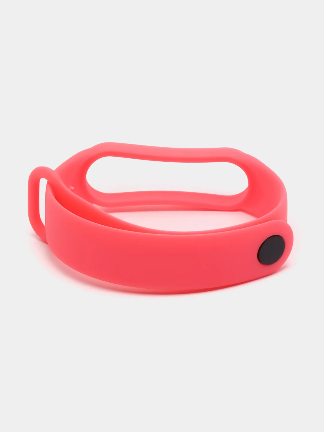 Розовый ремешки для Xiaomi Mi Band 5 и Mi Band 6, силиконовые