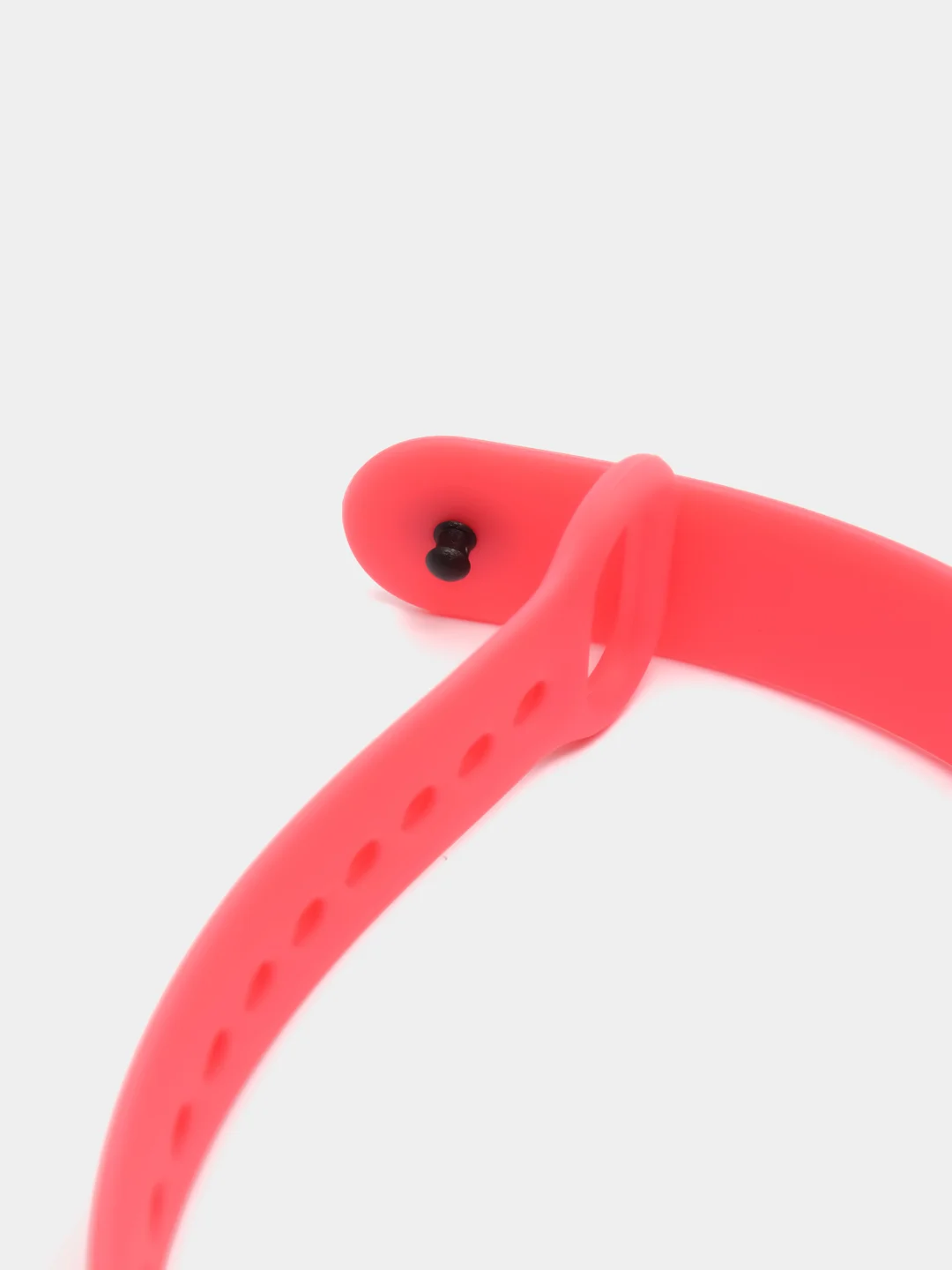 Розовый ремешки для Xiaomi Mi Band 5 и Mi Band 6, силиконовые