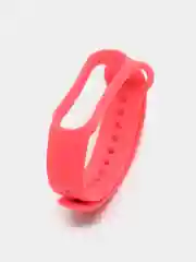 Розовый ремешки для Xiaomi Mi Band 5 и Mi Band 6, силиконовые