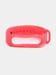 Розовый ремешки для Xiaomi Mi Band 5 и Mi Band 6, силиконовые