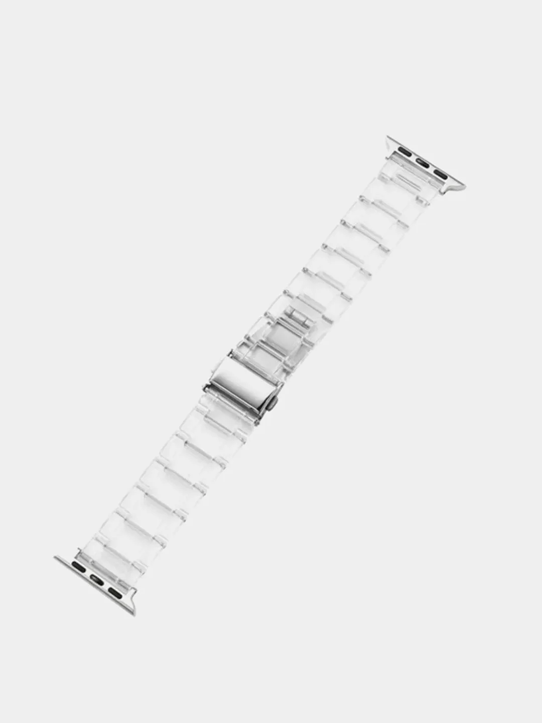 Прозрачный пластиковый прозрачный ремешок для часов Apple Watch (42 мм 44 мм 45 мм)