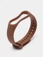 Коричневый силиконовый ремешок для фитнес-браслетов Xiaomi Mi Band 3 и Mi Band 4