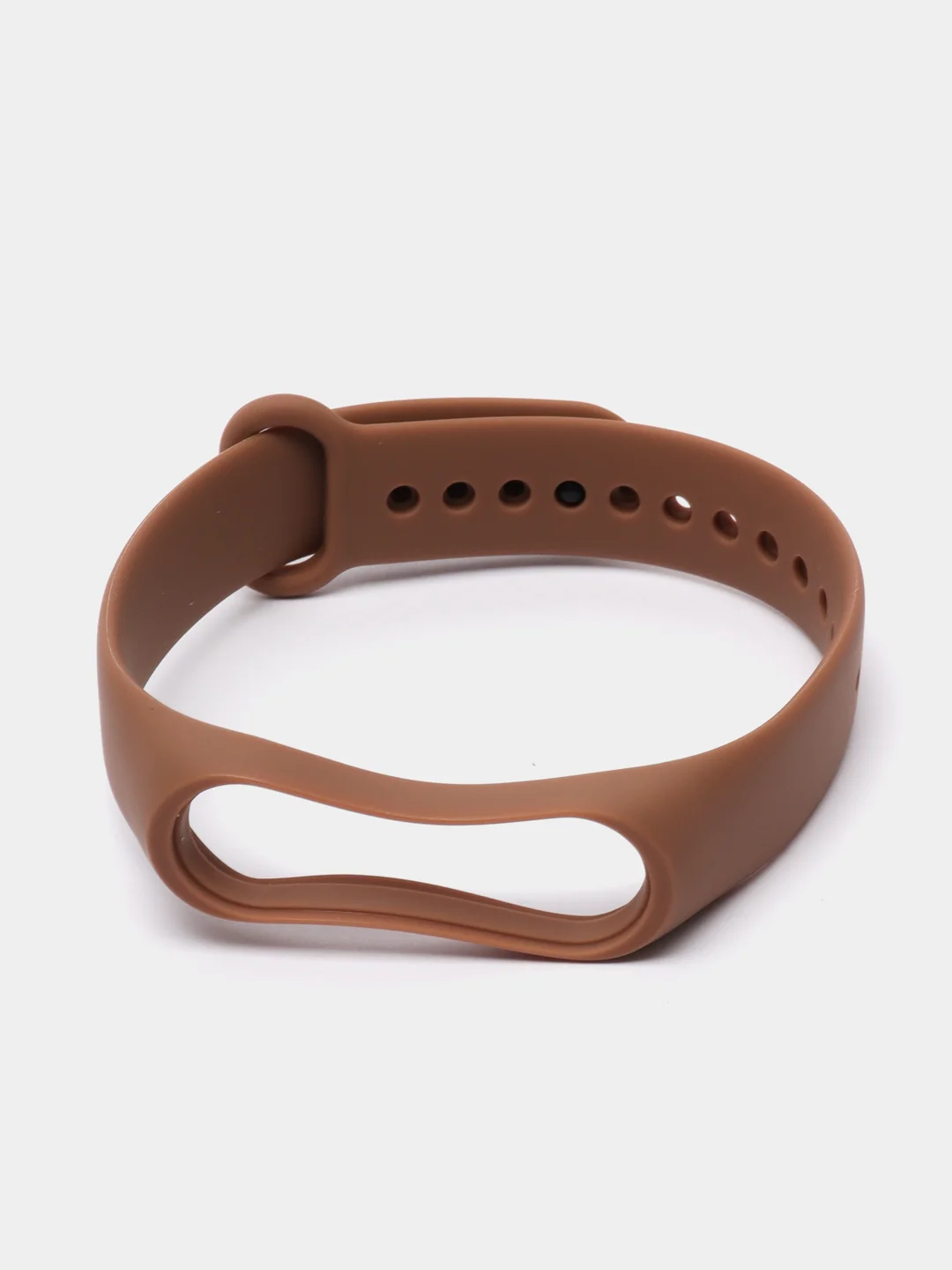 Коричневый силиконовый ремешок для фитнес-браслетов Xiaomi Mi Band 3 и Mi Band 4