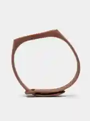Коричневый силиконовый ремешок для фитнес-браслетов Xiaomi Mi Band 3 и Mi Band 4
