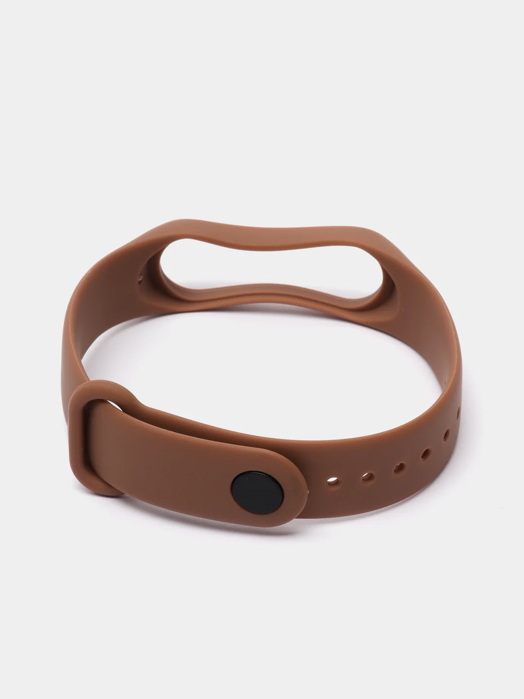 Коричневый силиконовый ремешок для фитнес-браслетов Xiaomi Mi Band 3 и Mi Band 4