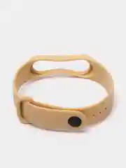 Светло-коричневый силиконовый ремешок для фитнес-браслетов Xiaomi Mi Band 3 и Mi Band 4