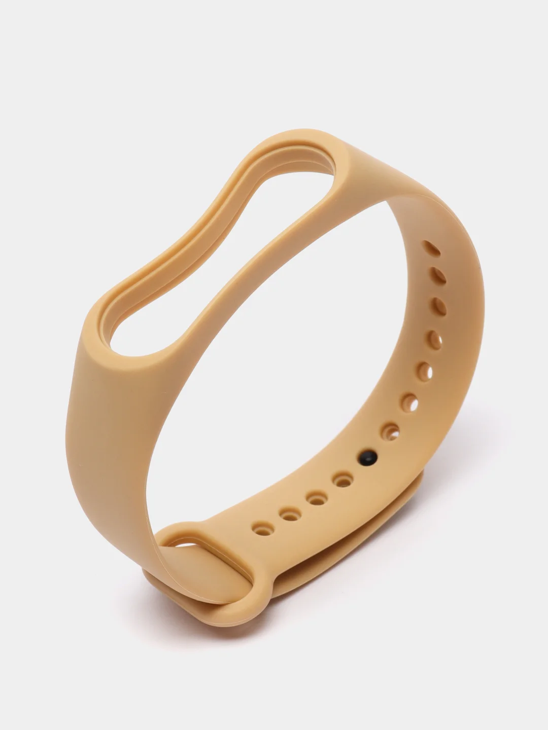 Светло-коричневый силиконовый ремешок для фитнес-браслетов Xiaomi Mi Band 3 и Mi Band 4