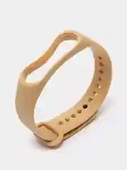 Светло-коричневый силиконовый ремешок для фитнес-браслетов Xiaomi Mi Band 3 и Mi Band 4