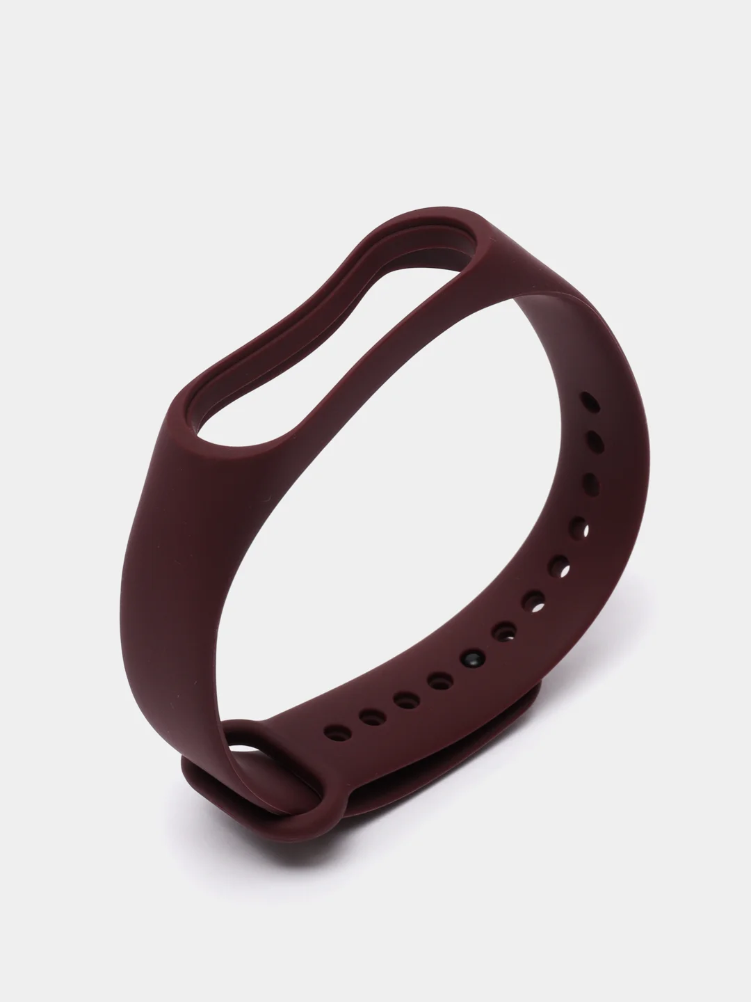 Бордовый силиконовый ремешок для фитнес-браслетов Xiaomi Mi Band 3 и Mi Band 4