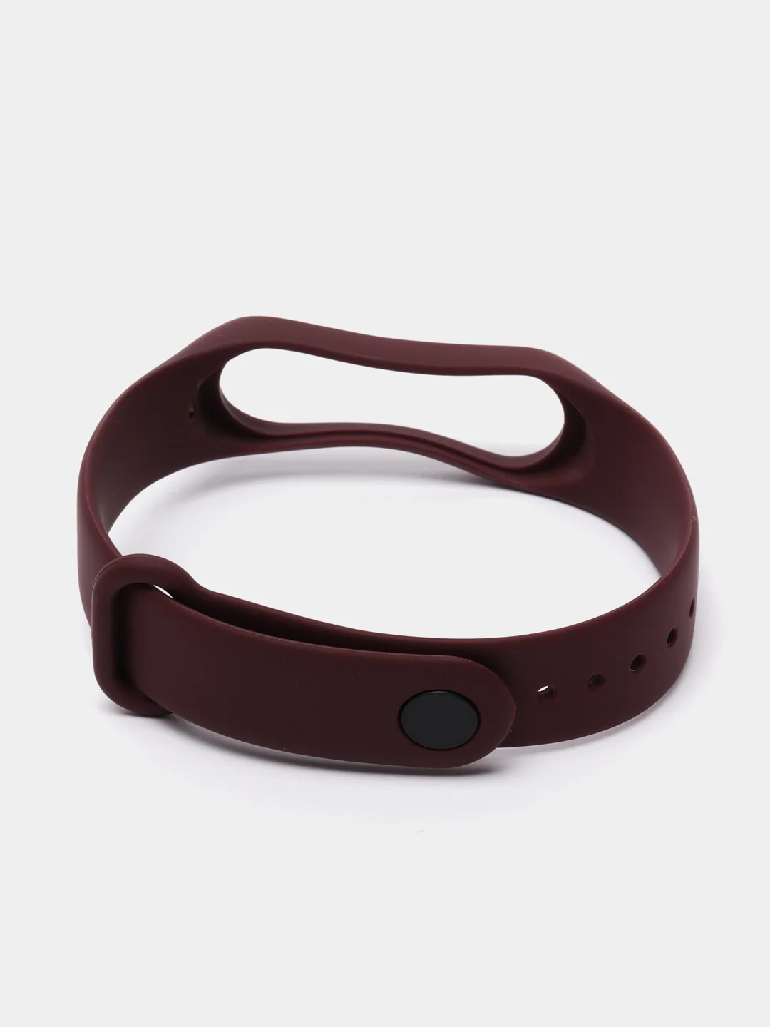 Бордовый силиконовый ремешок для фитнес-браслетов Xiaomi Mi Band 3 и Mi Band 4