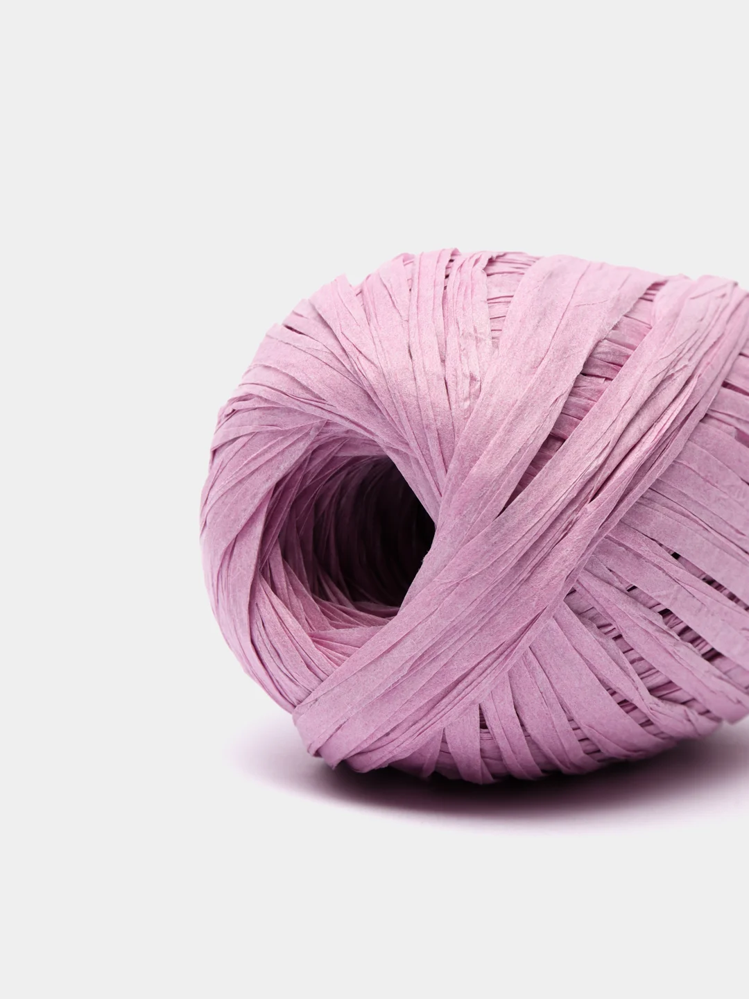 Сиреневый пряжа для вязания Raffia / пряжа "Рафия" 4 мотка