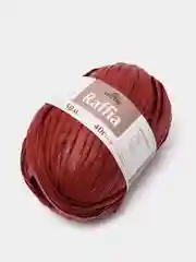 Багровый пряжа для вязания Raffia / пряжа "Рафия" 4 мотка