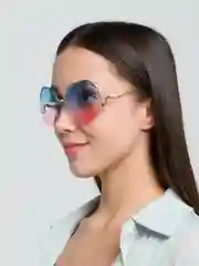 Светло-синий женские солнцезащитные очки