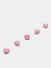 Оранжевый керамические глазурированные бусины "Сердце", 10 мм
