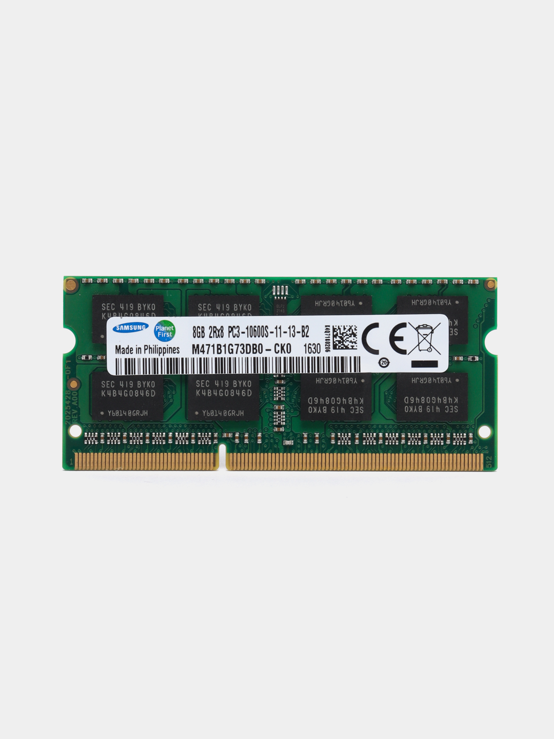 Оперативная память Samsung DDR3, 8 ГБ, 1333 MHz SO-DIMM PC3-10600U, 1x8 ГБ,  для ноутбука купить по цене 1105.55 ₽ в интернет-магазине Магнит Маркет