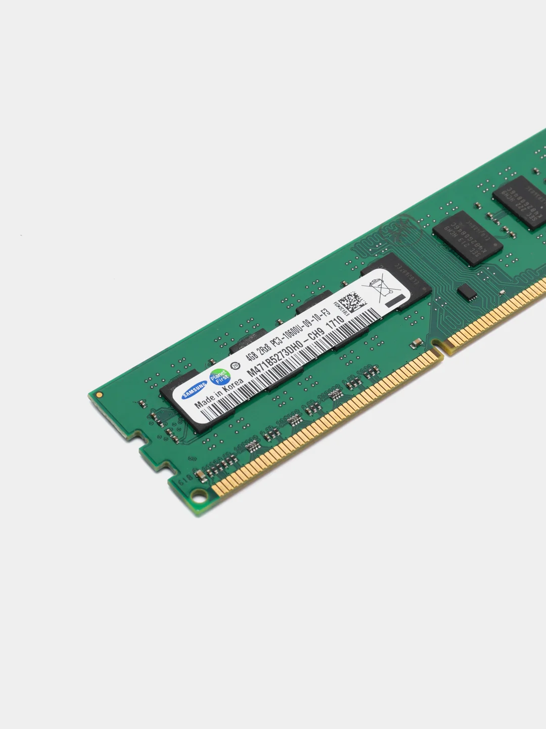 Оперативная память Samsung DDR3, 4 ГБ, 1333 MHz, DIMM PC3-10600U, 1x4 ГБ