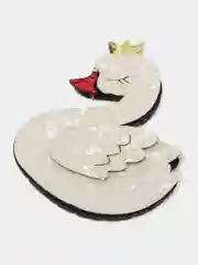 Лазерная вырубка из кожзама, патч, не склеенная, 2 штуки