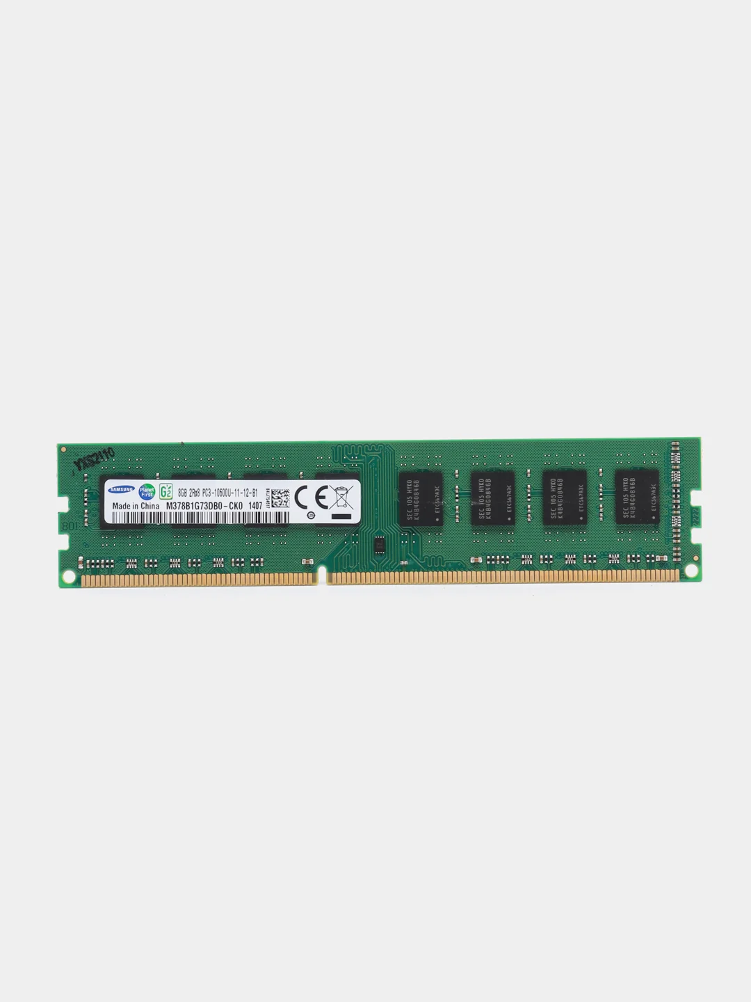 Оперативная память Samsung DDR3 DIMM PC3-10600U, 8 Гб, для компьютера