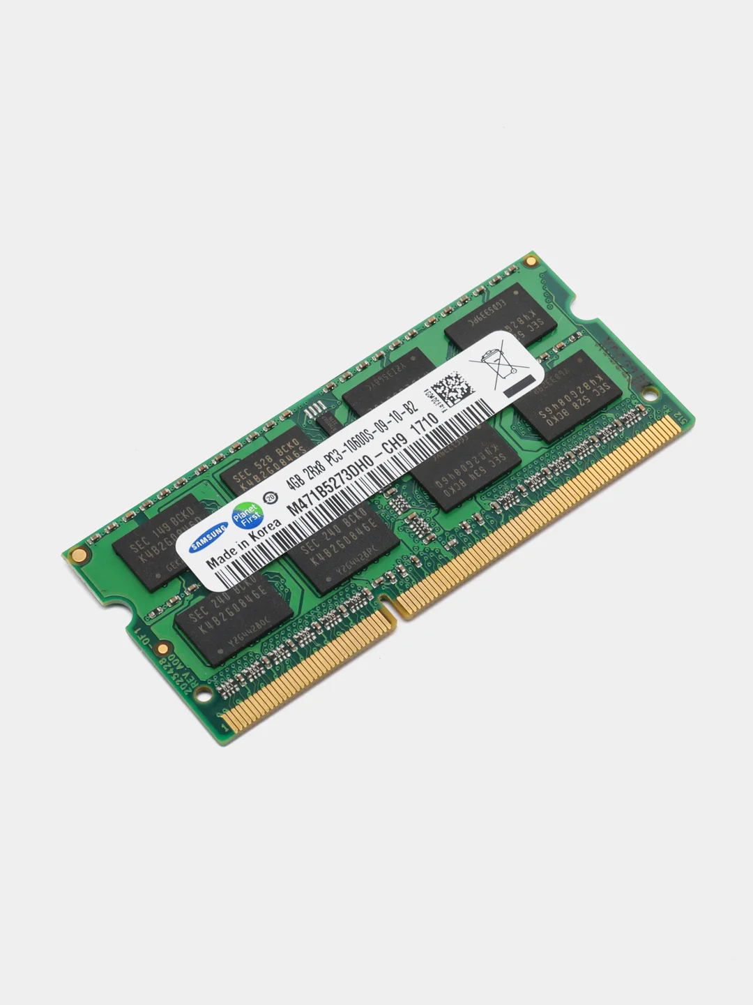 Оперативная память для ноутбука Samsung DDR3, 4 ГБ, 1333 MHz, SO-DIMM PC3-10600U
