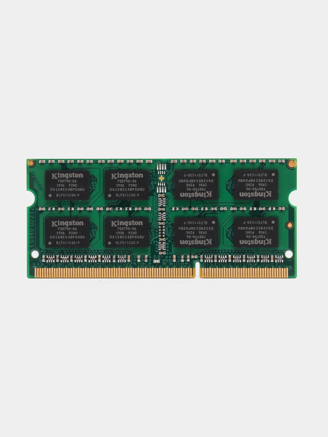 Оперативная память Kingston DDR3L, 1600 MHz SO-DIMM PC3L-12800U 1, 8 ГБ