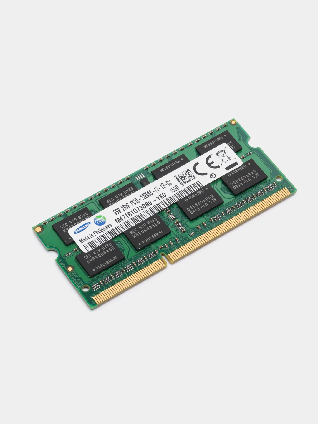 Оперативная память Samsung DDR3L, 8 ГБ, 1600, MHz SO-DIMM, PC3-12800U для ноутбука